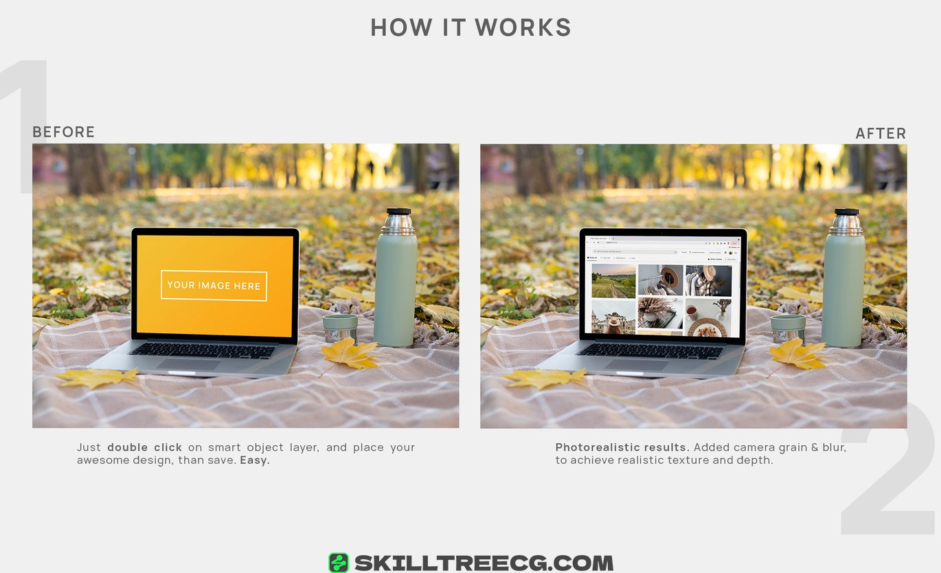 图片[3]-MacBook Pro Outdoor Office Cozy Autumn Mockup（466402）-技能树